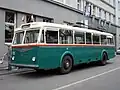 Trolejbus Škoda 6Tr z roku 1949 v Brně