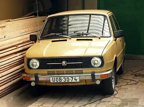 Škoda 105 L, model 1976 až 1979