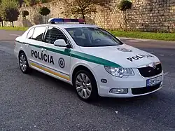 Služební vozidlo Škoda Superb