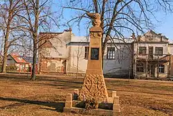 Pohled na Škroupův dům v Osicích