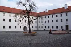 Vnitřní nádvoří hradu