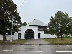 Šrámkův statek, pohled ze silnice