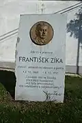 Pamětní deska Františka Zíky