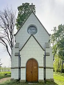 Průčelí kaple Panny Marie v Pohořelicích