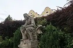 Socha A. F. Šťastného v ulici Na Městečku