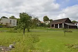 Pohled na obec od hasičské zbrojnice