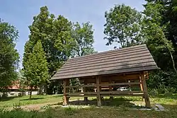 vyhlídkový park s přístřeškem a památnou lípou