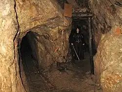 Podzemí středověké štoly Lehnschafter