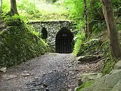 Vstup do štoly sv. Antonína Paduánského v rokli Kocour