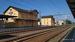 Budova železniční stanice Týniště nad Orlicí po rekonstrukci