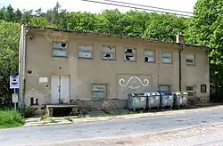 budova skladiště ve Zdravé Vodě