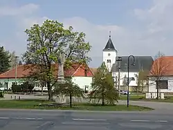 Náves v Žatčanech