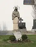 socha sv. Jana Nepomuckého u kostela