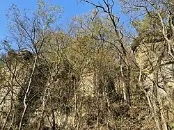 Přírodní památka Želízky v listopadu 2022