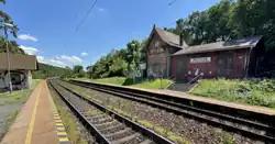 železniční zastávka v roce 2022