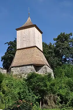 Zvonice u kostela sv. Jakuba Většího v Železném Brodě