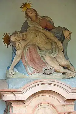 Pieta v kapli Panny Marie Bolestné v Žibřidicích