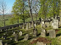 Židovský hřbitov nad vsí