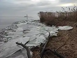 Zamrzlý Kuršský záliv