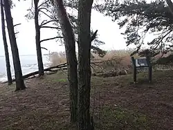 Informační panel na místě