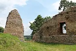 Jihovýchodní (nejstarší) část paláce