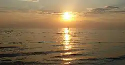 Západ slunce nad Bílým mořem