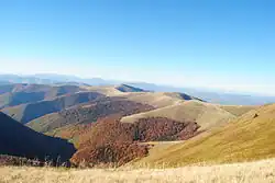 Pohled na poloninu Boržava