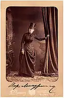 Věra Arkaděvna Mičurinová, divadelní herečka (tehdy Alexandrinského divadla)