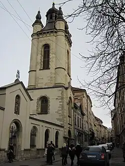 Zvonice při ulici Arménské