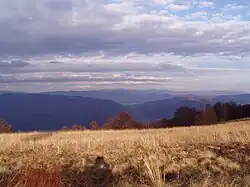 Pohled z vrcholu severním směrem