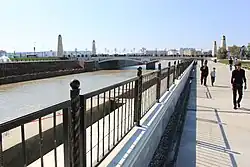 Řeka Sunža v Grozném