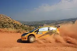 Jevgenij Novikov na Acropolis rallye 2009