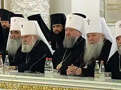 Metropolita Pytyrym první vlevo