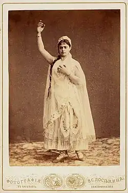 Herečka Evlalia Kadmina