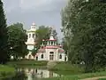 Čínská vesnička v Alexandrovském parku, Carskoe selo, Rusko