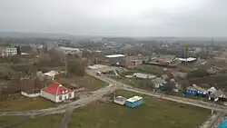 Střed vesnice (říjen 2019)