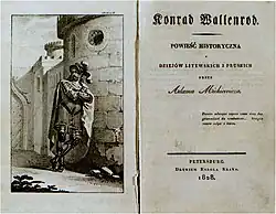 Titulní strana polského vydání z r. 1828