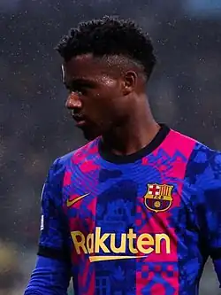 Ansu Fati (2. listopadu 2021)