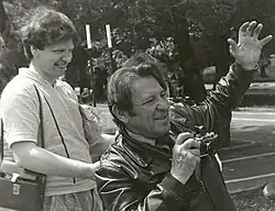 Fotografové Hryhoryj Navryčevskyj a Sergej Fedorenko