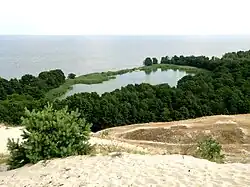 Jezero Labuť (oзеро Лебедь)