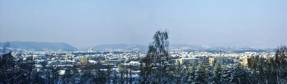 Panorama Iršavy v roce 2009