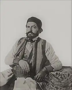 Petar II Petrović-Njegoš, asi 1851, (kalotypie)