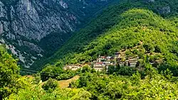 Pohled na vesnici Janče