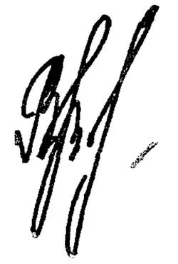 Vjačeslav Viktorovič Volodin – podpis