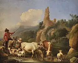 Johann Heinrich Roos: Stádo, 1676