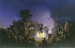 Ivan Sokolov. Noc Ivana Kupala. 1856