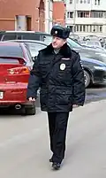 Ruský policista v ušance