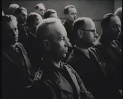 Franz Kušal na druhém všeběloruském kongresu 27. června 1944.