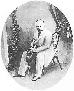 Ivan Hudovskyj: Taras Ševčenko, fotografie, 1859