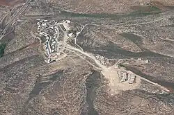 Letecký pohled na Micpe Dani